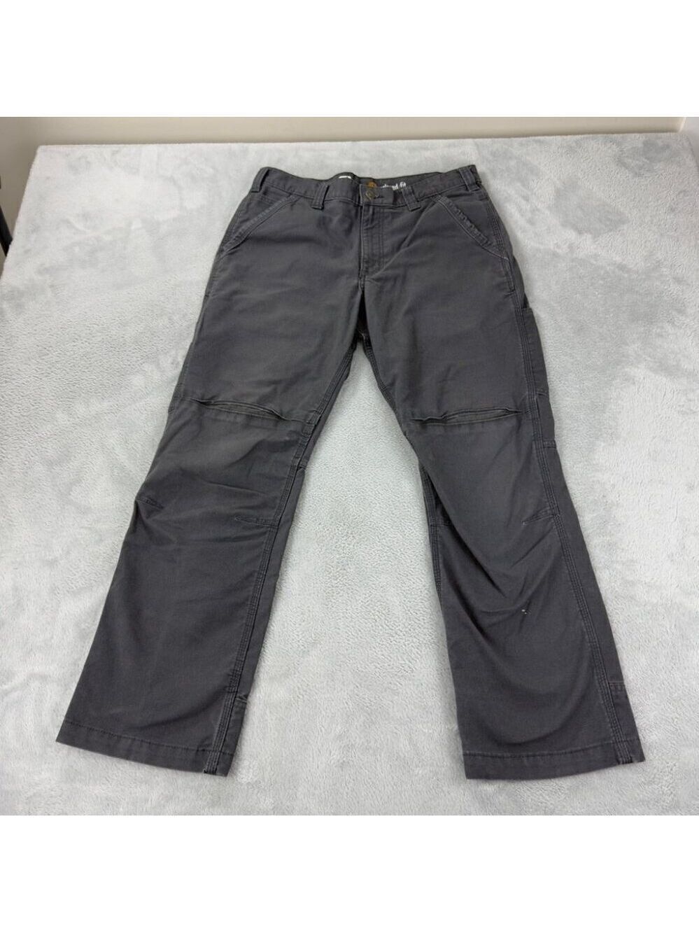 Carhartt Full Swing Relaxed Fit Grey Pants Mens Sz 33x28 101709-029 Style Number